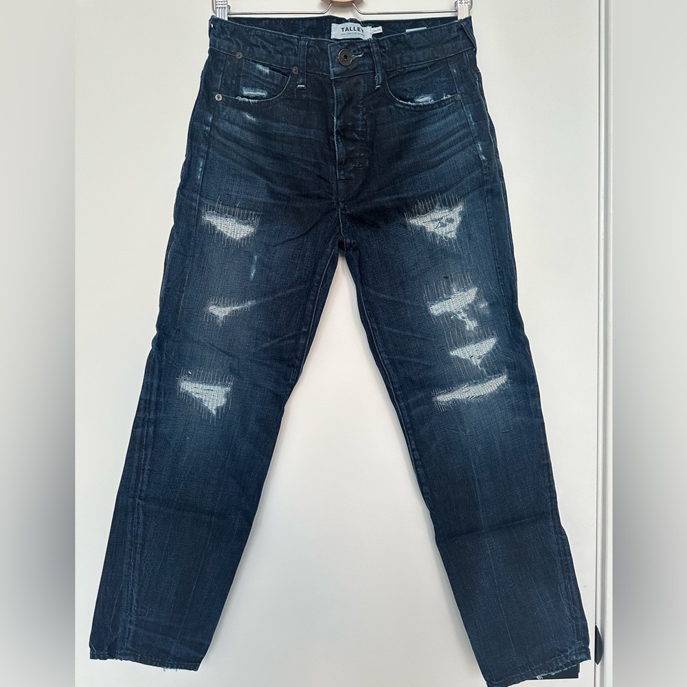 TALLEY DARK BLUE DISTRESSED JEANS